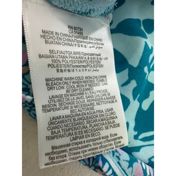 "BCBGMAXAZRIA" PYPER Kimono Chiffon Dress Suit Cover Up SZ L Waist Cinch Summer - Picture 7 of 9